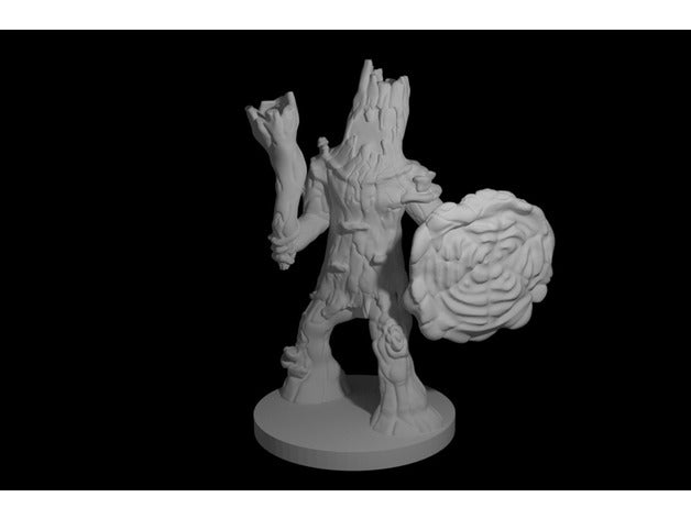 wood woad mini games dandd dnd druid dungeons dragons figure miniature table tabletop top 3D print model - Mito3D