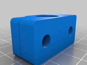 12 mm rod holder 3d printer parts 3d print model - Mito3D
