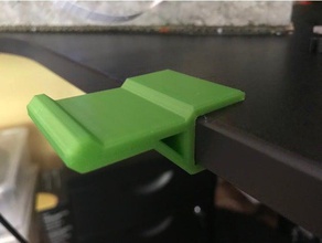 desk tabletop headphone hook ikea bekant organization 3d print model - Mito3D