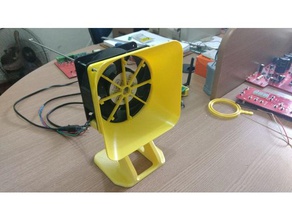 120 x 38 mm fan egzoz dumanı diy çıkarıcı duman lehim 3d print model - Mito3D