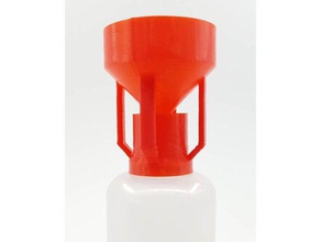 funil de e-líquido garrafas o ecig eliquid eliquids garrafa entonnoir 3d print model - Mito3D