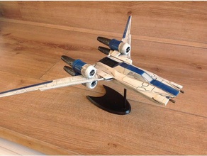 starwars u ala modelos la nave espacial space marine de star wars caza tie u-ala 3d print model - Mito3D
