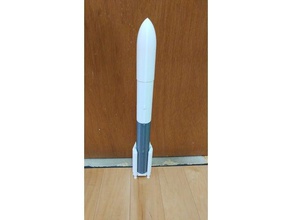1 100 ula vulcan roket araç as alanı uzay gemisi 3d print model - Mito3D