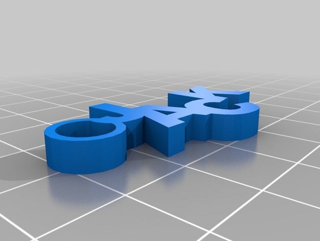 jack Schlüsselanhänger 3D print model - Mito3D