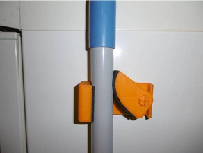 porte balais ou autre magn tique porte-brosse à d'autres magnétique ménage l'arrangement la brosse maison 3d print model - Mito3D