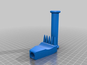 rascador de espalda media pulgada palo herramientas mano 3d print model - Mito3D