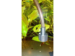 Schutz raster Ihre Saug-Schlauch-aquarium Haustiere aquarium Fisch fish tank Garnelen Wasser wechseln 3d print model - Mito3D
