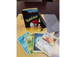 pokemon deck box Container - Karte pikatchu 3d print model - Mito3D