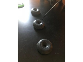 oversize-donut-Spitze-filament-Kanal 3d-Drucker Teile Gehäuse filament-guide ikea fehlen prusa i3 3d print model - Mito3D
