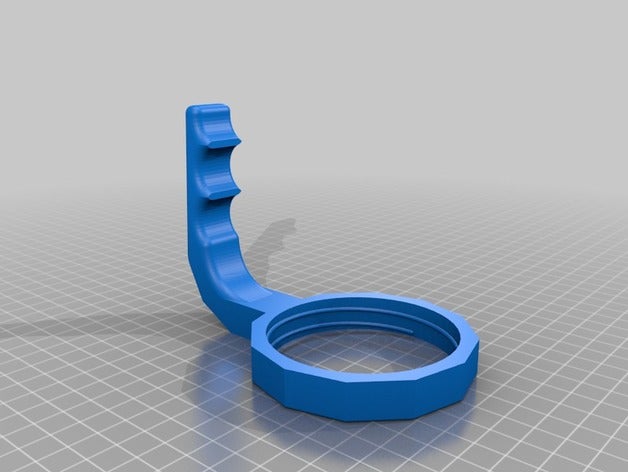 aldi jalapeno jar handle - drinkin household 3D print model - Mito3D