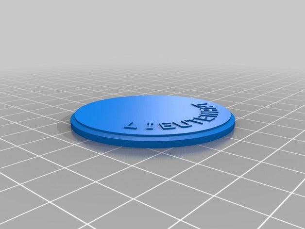 lt miniature pedestal w text props customized 3D print model - Mito3D