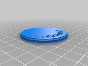 lt miniatura pedestal w de texto adereços personalizado 3d print model - Mito3D