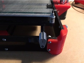 eixo y da extremidade de haste cap mp3dp y-clip Impressora 3d peças tampa v2 eixo-y y-rod 3d print model - Mito3D