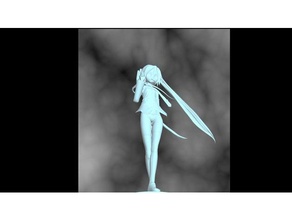 hatsune miku las esculturas vocaloid 3d print model - Mito3D