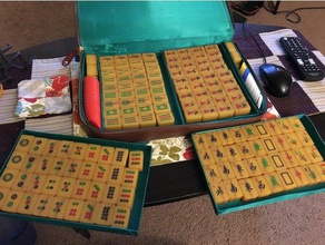 mahjong - wind-Anzeige pivot-Ecke Stück Spiele Brettspiel die chinesische Kultur Spiel und Spielzeug 3d print model - Mito3D