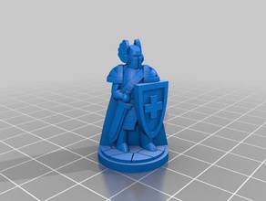 order red cross paladin cleric pathfinder dnd d&d 3d printing 3d print model - Mito3D