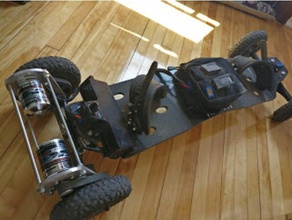 elettrico mountainboard stampati in 3d supporti motore custodie pulegge il fai da te e-mountainboard longboard skateboard recinto veicolo vesc 3d print model - Mito3D