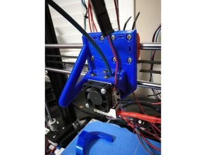 e3d cyclops carriage 3d printer parts mount 3d print model - Mito3D
