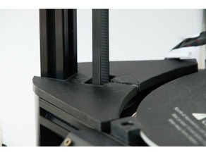 untere Ecke Abdeckplatten anycubic kossel linear plus 230mm 240mm 3d Drucker Zubehör cover 3d print model - Mito3D