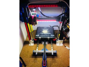 tarantula - mgn12 dual y rails 3d printer parts bed support clean durable mgn mgn12h no plays optimal rail speed stock strong tevo upgrade axis 3d print model - Mito3D