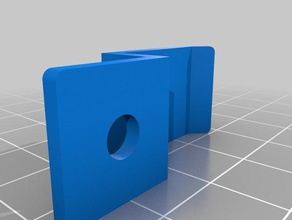 delorean license plate bezel clip automotive 3d print model - Mito3D