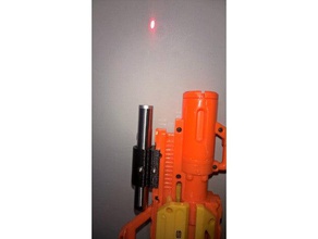 nerf elite rails laser mount toy & game accessories gun sight 3d print model - Mito3D