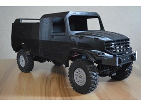 rc truck chassis ver 01 r c vehicles 3d print model - Mito3D