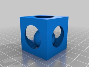 ball can nearly get out block math art 3d print model - Mito3D