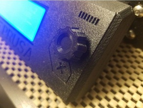 prusa i3 mk3 lcd botão personalizado Impressora 3d de peças knob 3d print model - Mito3D