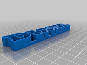 diane text storage sculptures customized 3d print model - Mito3D