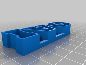 erik text-Speicher Skulpturen kundengebundene 3d print model - Mito3D