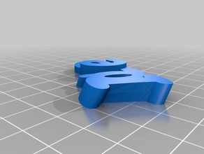 meine angepasste iamburny s v2 text - name keyring keyfob Schlüsselanhänger kundengebundene 3d print model - Mito3D