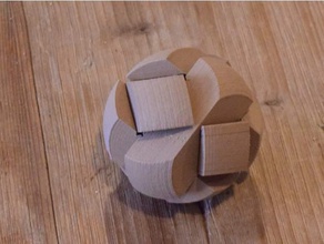 sphère de puzzle puzzles 3d print model - Mito3D