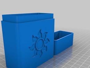 mtg deck box games customized 3d print model - Mito3D
