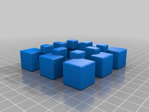 rubiks cube parts puzzles 3d print model - Mito3D