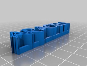 araceli placa esculturas personalizado 3d print model - Mito3D