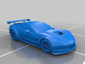 chevrolet corvette c7-Rennwagen Fahrzeuge gt3 race car 3d print model - Mito3D
