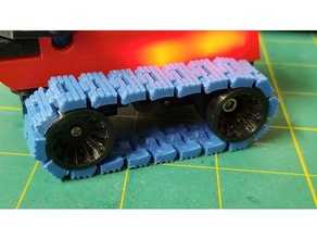 pequeña trak - imprimir lugar de la banda rodadura r c vehículos lego x939 tanque pistas 3d print model - Mito3D