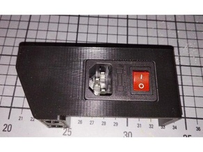 cr-10 tek başına kit ıec ayak anahtarı 3d yazıcı aksesuarları mod 3d print model - Mito3D