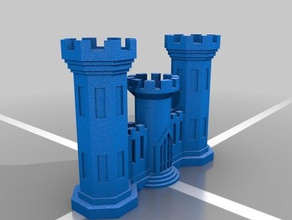 petite ingénieur château sculptures 3d print model - Mito3D