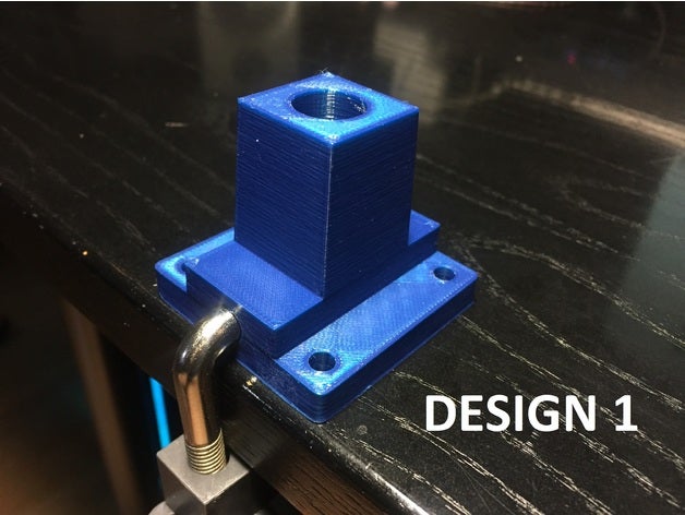 ikea tertial lâmpada de trabalho grampo 3 projetos Impressora 3d peças hack titular a montagem worck 3D print model - Mito3D