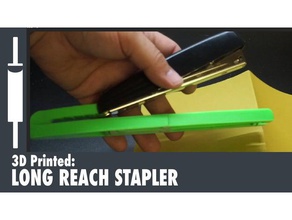 long reach stapler base office supplies 3d print model - Mito3D