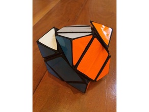 trivial skewb curvas de puzzle puzzles rubik rubiks cube 3d print model - Mito3D
