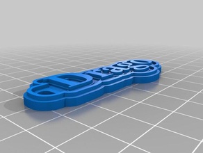 drago signos y logotipos personalizado 3d print model - Mito3D