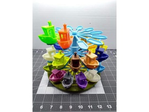 spinning display screwable benchy stand 3d printing tests 3dbenchy 3d print model - Mito3D