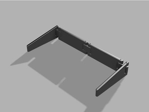 folding laptop stand computer accessories bracket 3d print model - Mito3D
