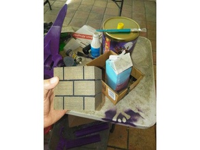 mario brick block 3d print model - Mito3D