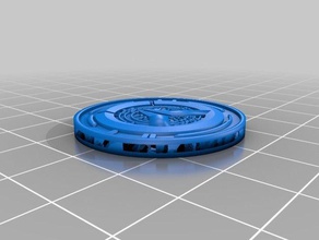 overwatch loot coin blizzard currency game 3d print model - Mito3D