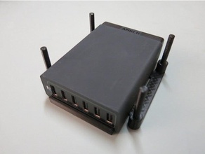 raspberry pi stackable tray - parameteric power supply holder computer 3d print model - Mito3D