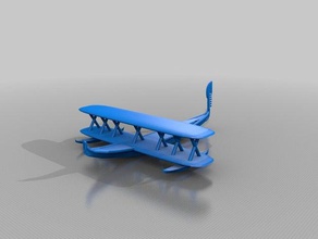 waterplane venetia models airplane plane 3d print model - Mito3D